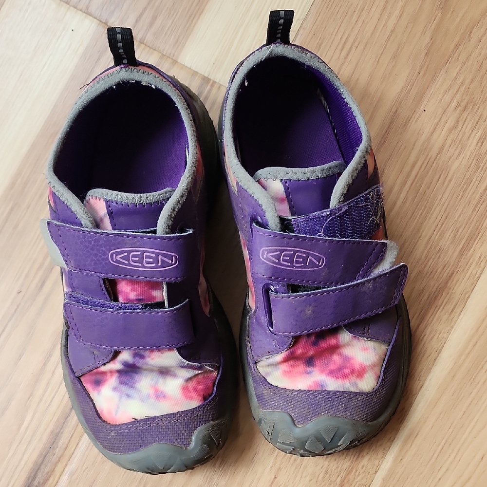 Keen Kids Vibrant Purple and Pink Sneakers
